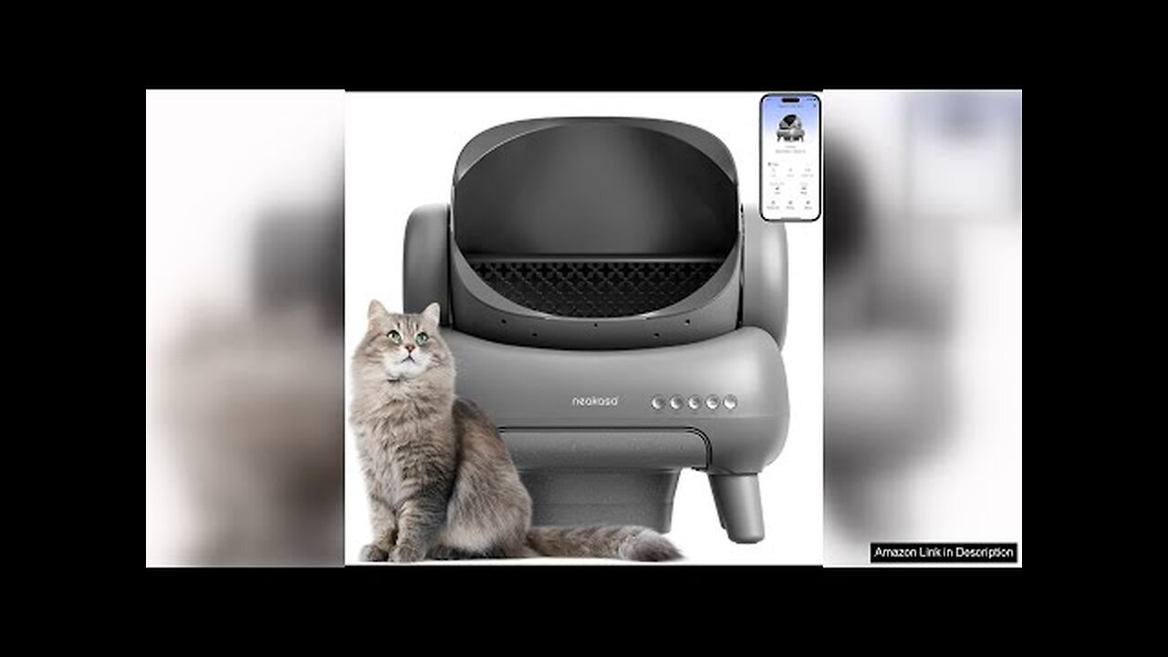 Neakasa M1 Open-Top Self-Cleaning Cat Litter Box, Automatic Cat Litter Box Review