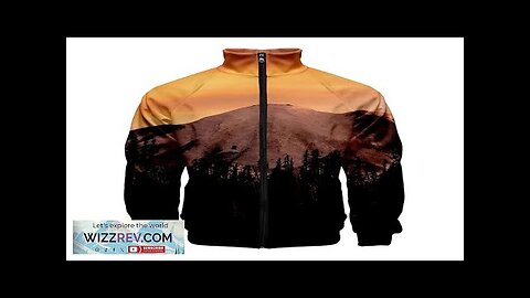 3D Snow Mountain Scenery Printed Jacket Funny Landscape Graphic Jackets For Men Review