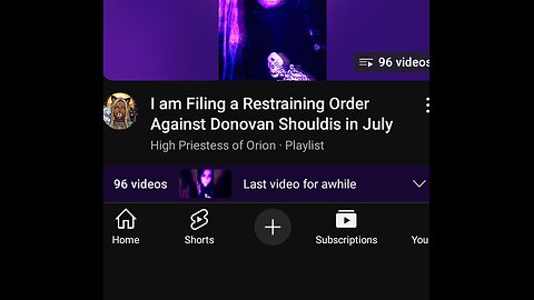 Thought you were getting a restraining order in July?