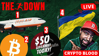 LIVE: Korean Airlines Update / Bitcoin Blues / USDT Giveaway / More Ukraine Money