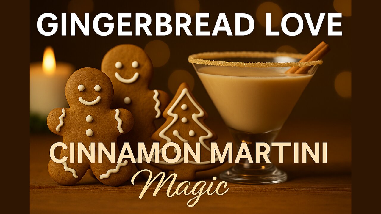 Gingerbread Cookies & Dolce Cinnamon Martini | The Perfect Holiday Duo! 🎄🍸