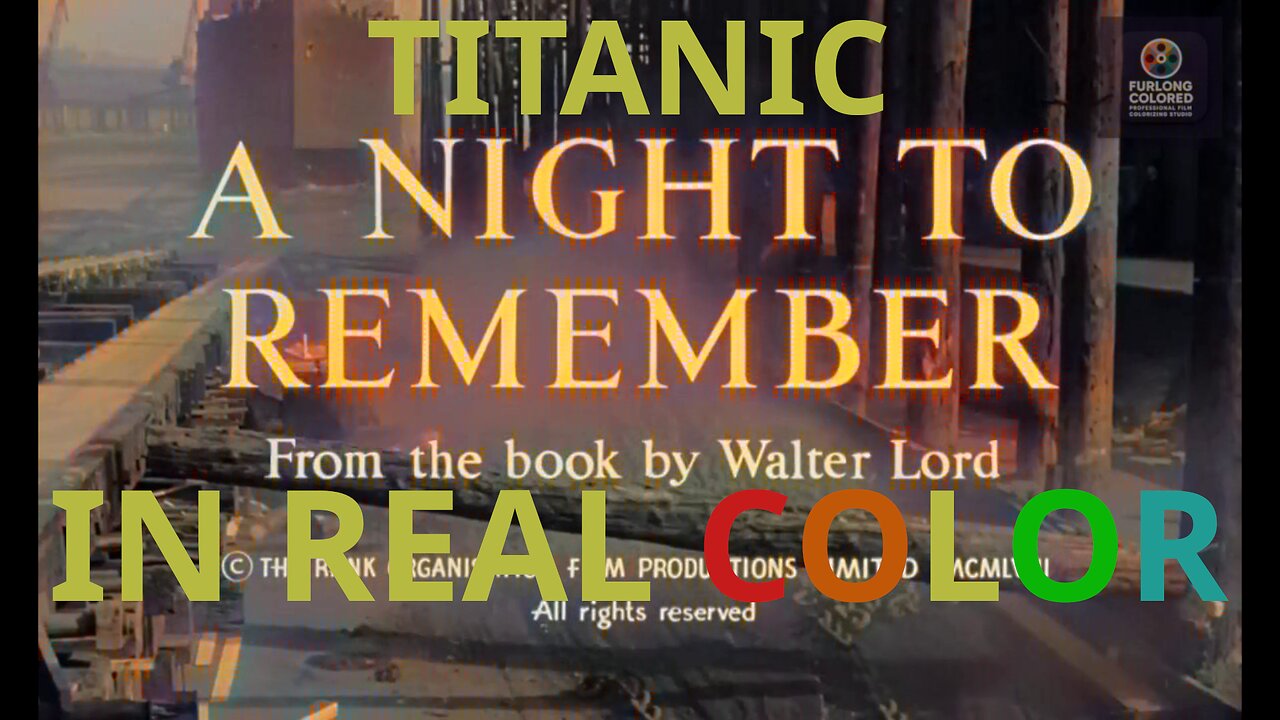 🎬 A Night to Remember (1958) — IN REAL COLOR — FULL MOVIE