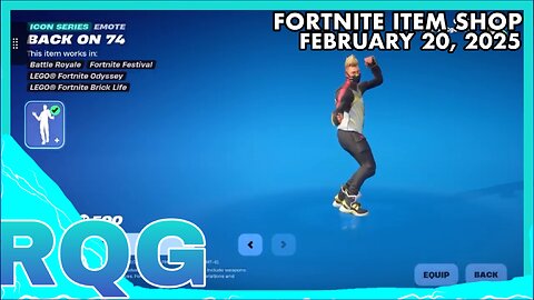 MORE ICON EMOTES! LAST SHOP OF CH6S1! FORTNITE ITEM SHOP (February 20, 2025)