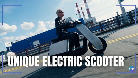 Unique electric scooter