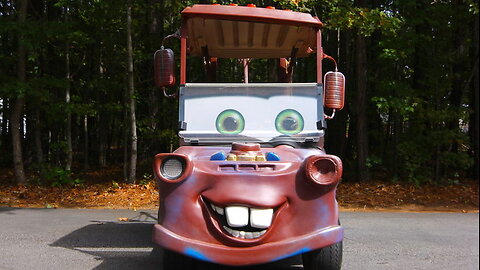Disney Fan Builds Pixar’s ‘Mater’ From Golf Cart