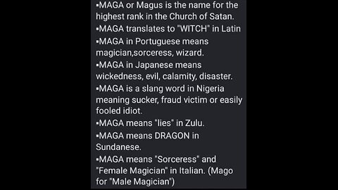 WHAT "MAGA" IS , THIS IS YOUR LAST CALL. #RFB #TRUMP