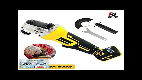 100/125mm Brushless Angle Grinder Fit for Dewalt 18V 20V Battery 4 Gears Review