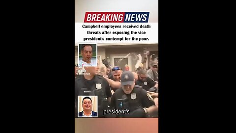 CAMPBELL SOUP WHISTLEBLOWER & EMPLOYEES RECEIVE DEATH THREATS