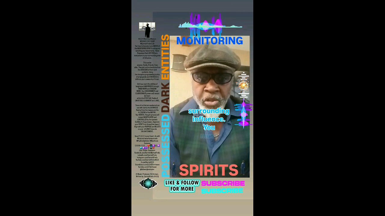 ▪︎MONITORING SPIRITS/POSSESSED DARK ENTITIES▪︎
