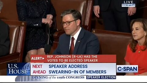 In A Squeaker Of A Vote, Mike Johnson Re-Elected Speaker Of The House