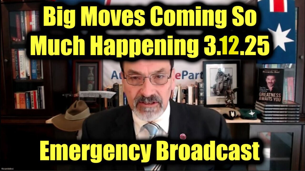 Lt. Riccardo Bosi Emergency Broadcast 3.12.25: "Big Moves Coming So much happening"