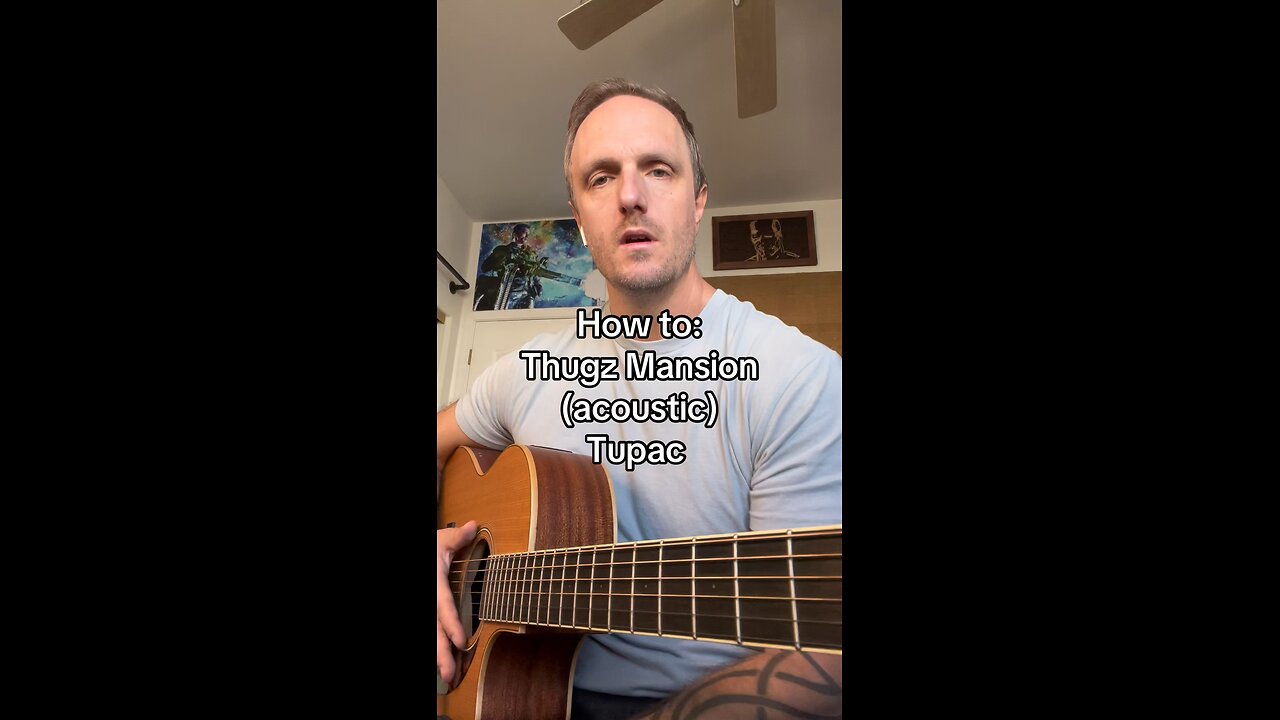 How to play: Thugz Mansion (acoustic) - Tupac