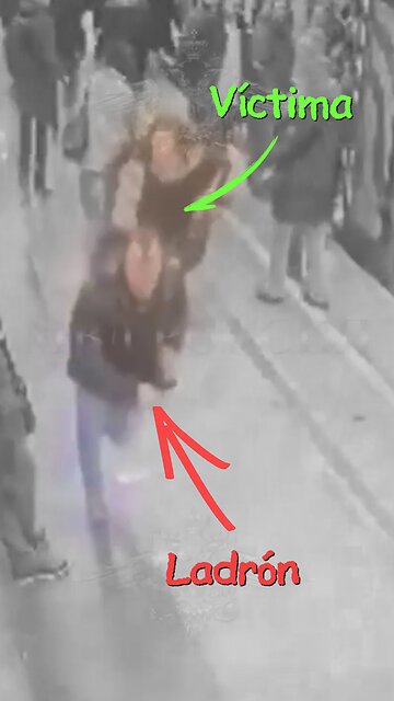 Ladrón intenta robar a una mujer en el metro, pero otro pasajero lo detiene