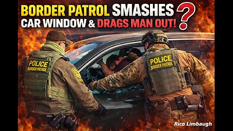🚨 Border Patrol SMASHES Car Window and DRAGS Man Out in Minnesota Chaos📹