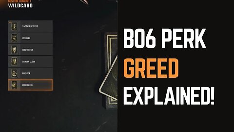 What is Perk Greed BO6? A Complete Explanation!