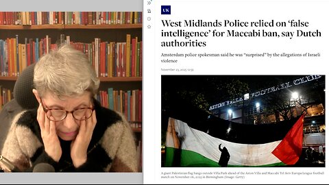 British Police, Lying About Jews, to Please Moslems