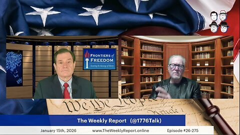 The Frontiers of Freedom Weekly Report - January 16, 2026