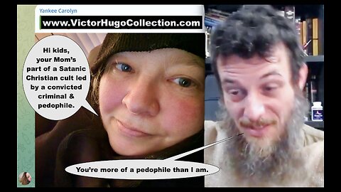 Pedophile Dustin Nemos Satanic Christian Cult Member Yankee Carolyn Opens Herself Up To Ridicule