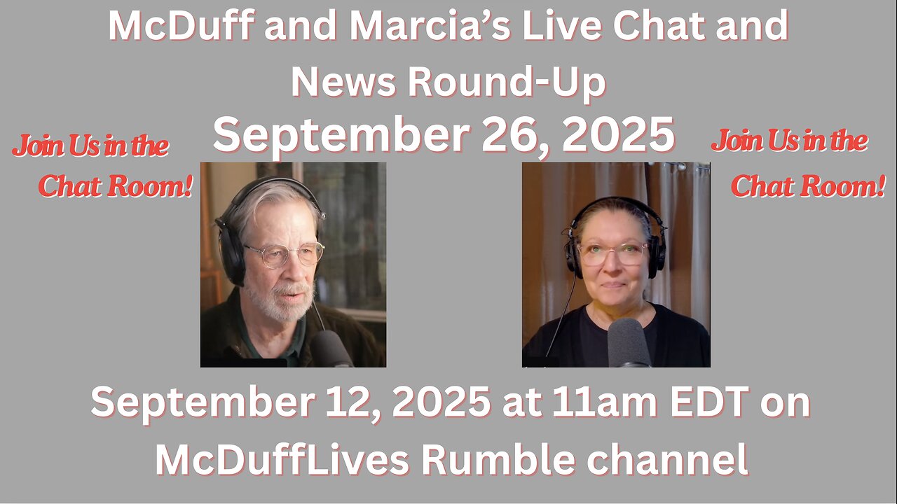 McDuff and Marcia's Friday News Round-Up, September 26, 2025