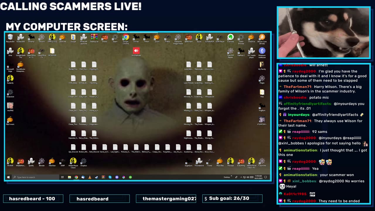 Scammers VS HAUNTED Computer!