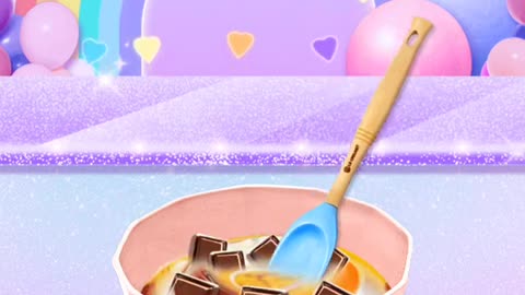 🦄 Unicorn Bakery Chef: Mirror Glaze Cake 🍰