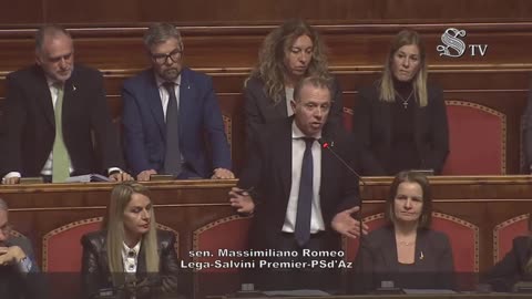 Massimiliano Romeo Intervento su comunicazioni Ministro Crosetto Proroga equipaggiamento Ucraina