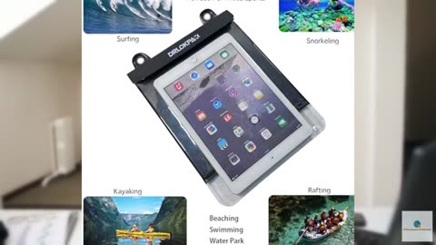 DRLOKPAK Floating Waterproof Tablet case for Ipad Pro Ipad Air Galaxy Tab S9 A9