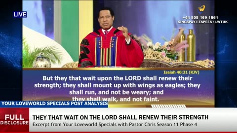 YOUR LOVEWORLD SPECIALS SEASON 11 PHASE 4 WITH PASTOR CHRIS, 3 Octomber, 2025 [Day 3]