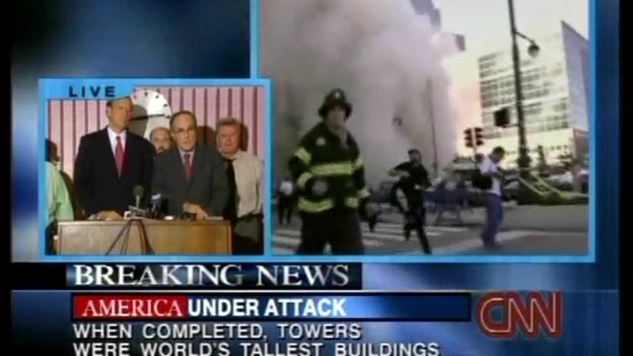 CNN Live Today CNN September 11, 2001 100pm-259pm EDT