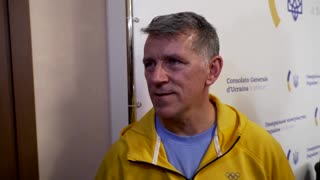 Heraskevych's father 'proud' over son's 'helmet of remembrance'