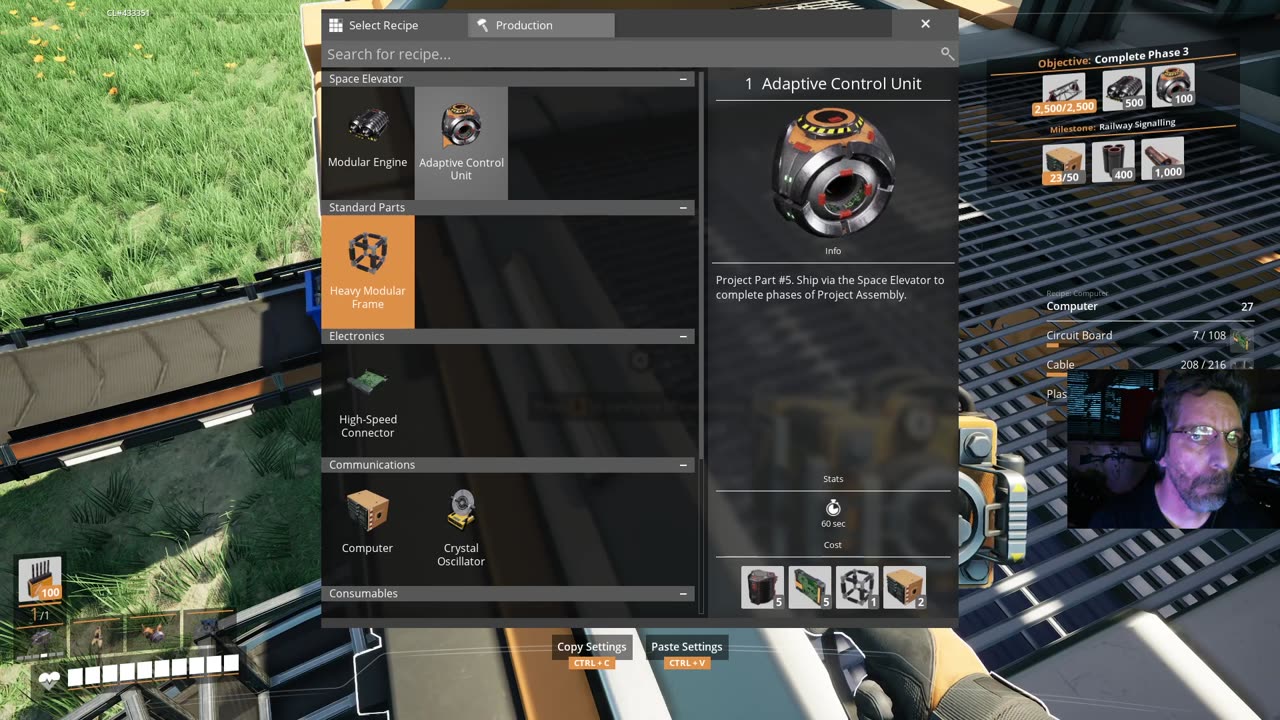 Playing Satisfactory