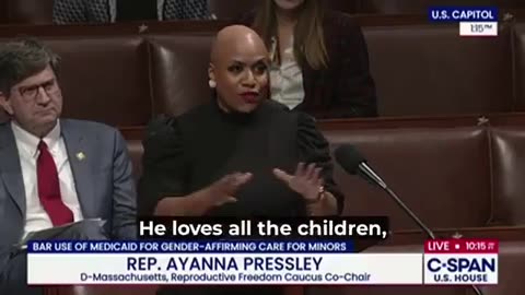 Rep. Pressley says it's not Christian to oppose taxpayer-funded child s*x changes