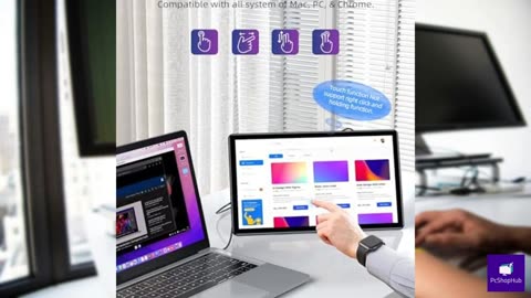 UPERFECT Y Portable Monitor Freestanding Touchscreen