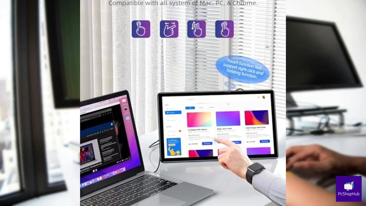 UPERFECT Y Portable Monitor Freestanding Touchscreen