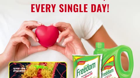 Freedom Rice Bran Oil: Daily Cleanse for Heart Health & Cholesterol Balance