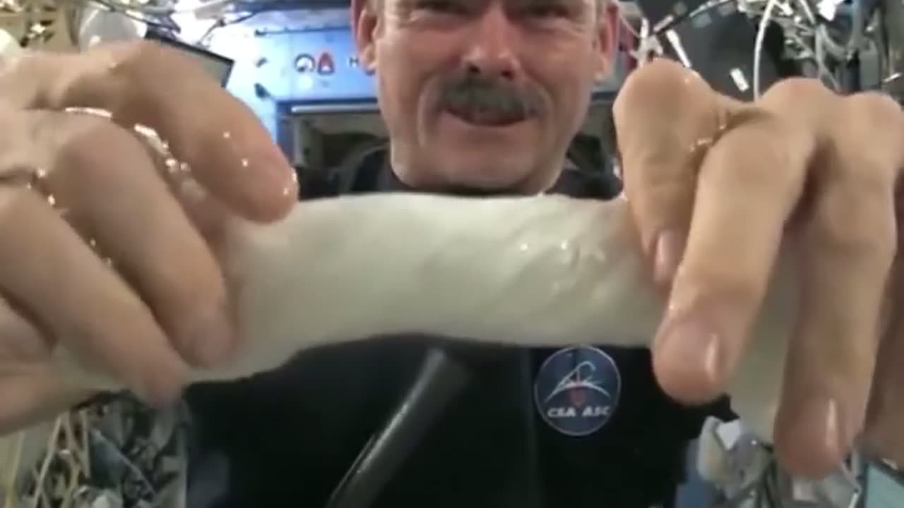 ✨🚀 Wringing a Wet Towel in Space—What Happens? | FeedMyCuriosity