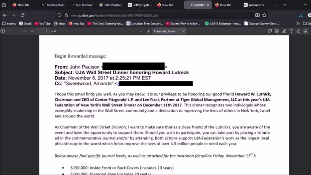 John Paulson In The Epstein Files