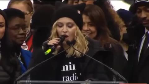 Madonna gives vulgar speech Speech at Womans March in Washington DC today 2017