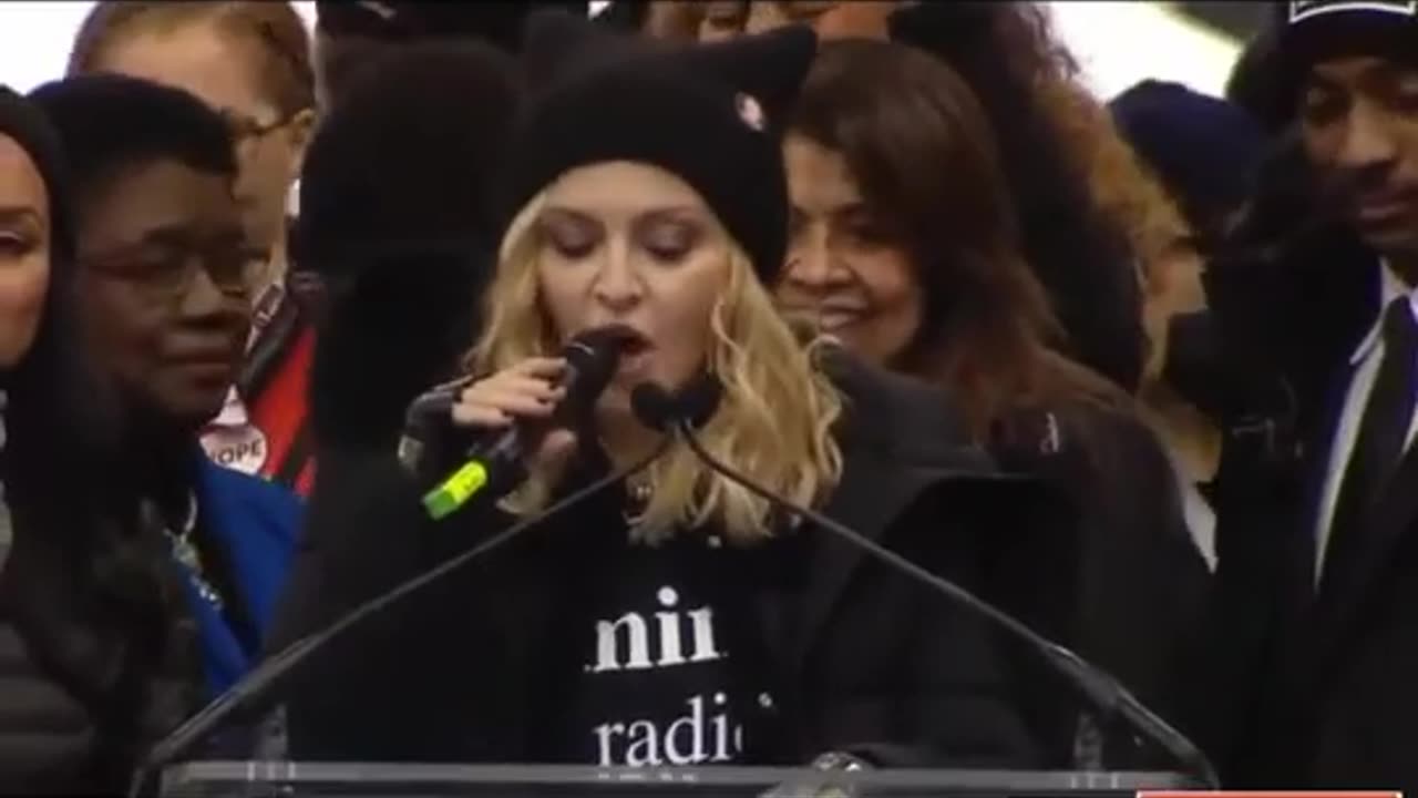 Madonna gives vulgar speech Speech at Womans March in Washington DC today 2017