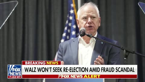 BREAKING: Gov. Tim Walz Drops Out of 2026 Race Amid Fraud Scandal