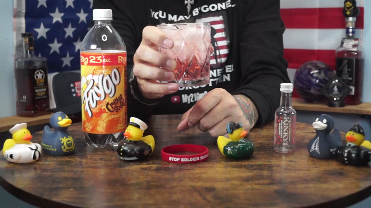 Prue Dacus Jr - Kinky Strawberry Banana Liqueur & Faygo Cream Soda