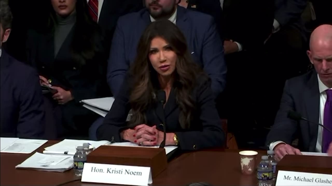 Leftists Interrupt Kristi Noem's Opening Statement in House Homeland Security Committee Hearing