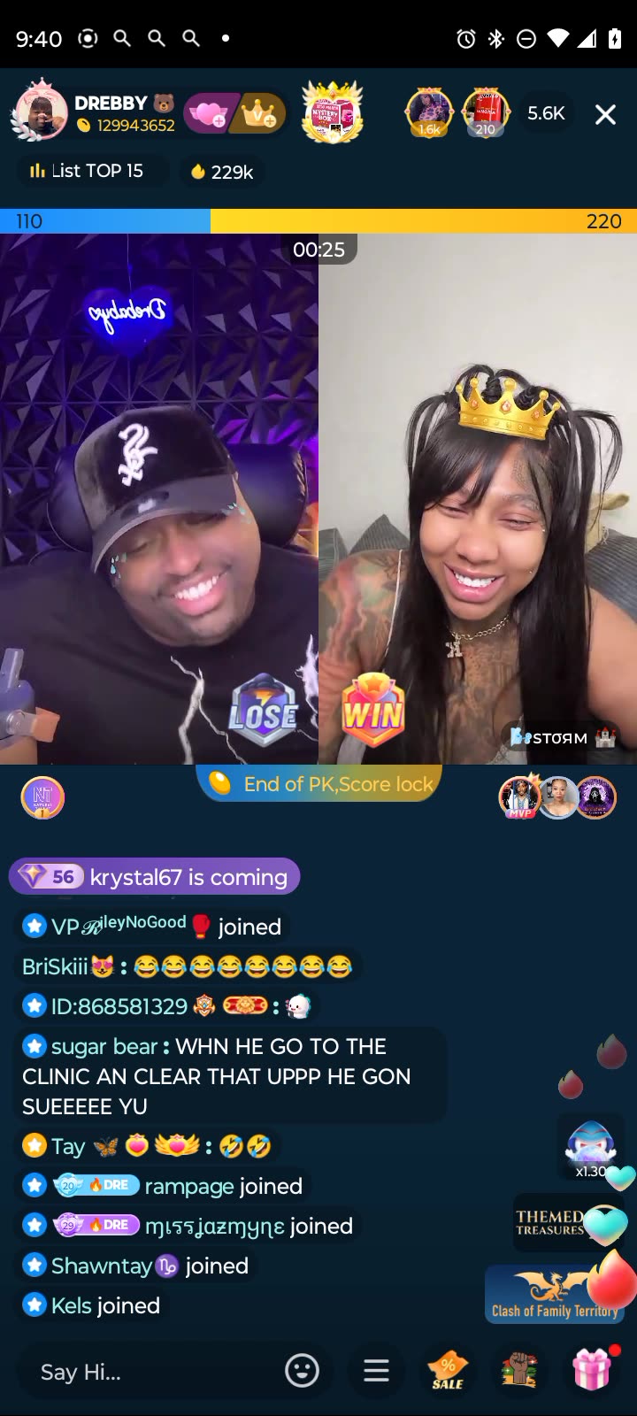 Drebaby trying to get into Storm baby daddy drama