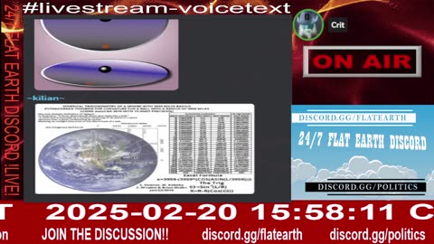 24/7 Flat Earth Discord !LIVE! - The Final Proposition - 2/20/25 - Ep. 1