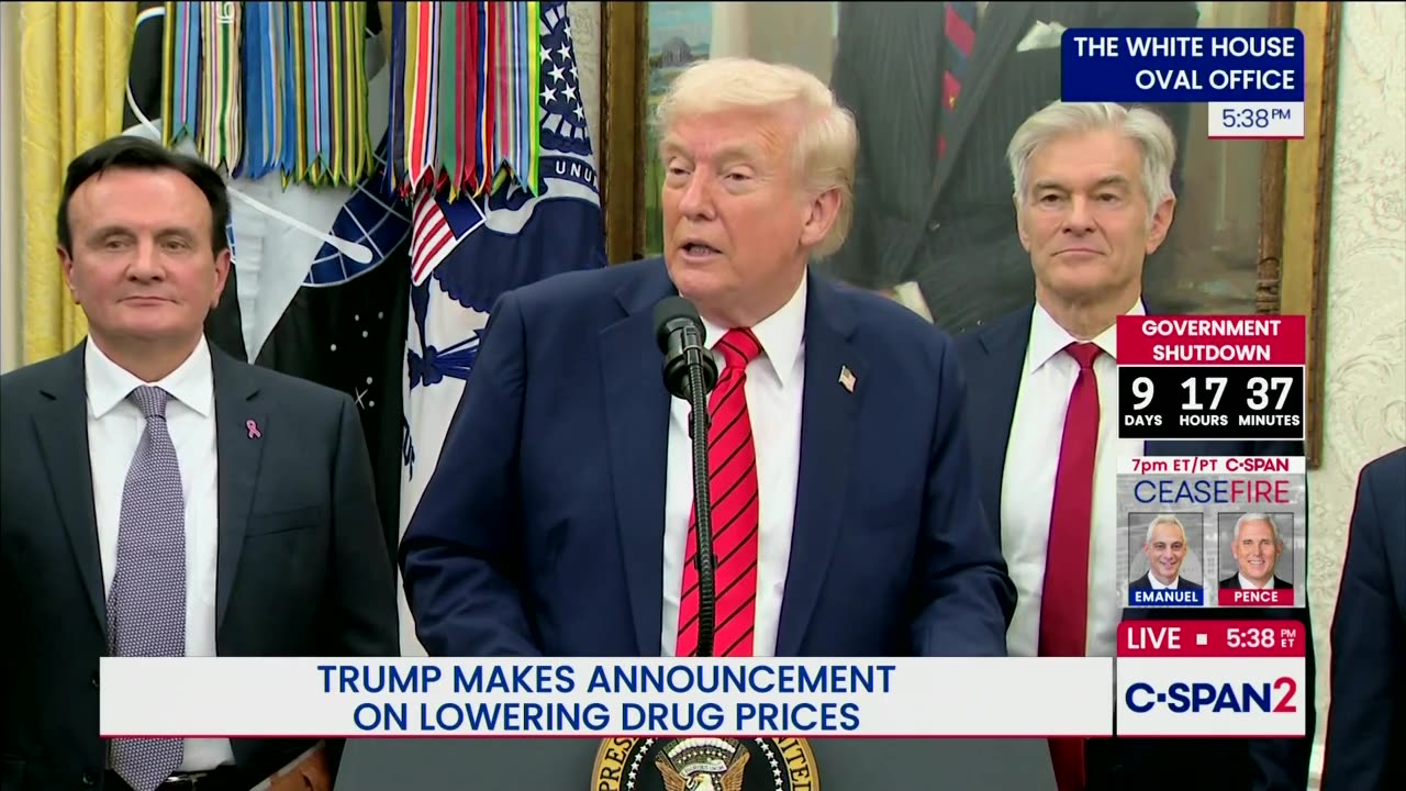 Trump Announces Deal With UK Pharma Giant To Give Americans 'Major Discounts' On Prescriptions