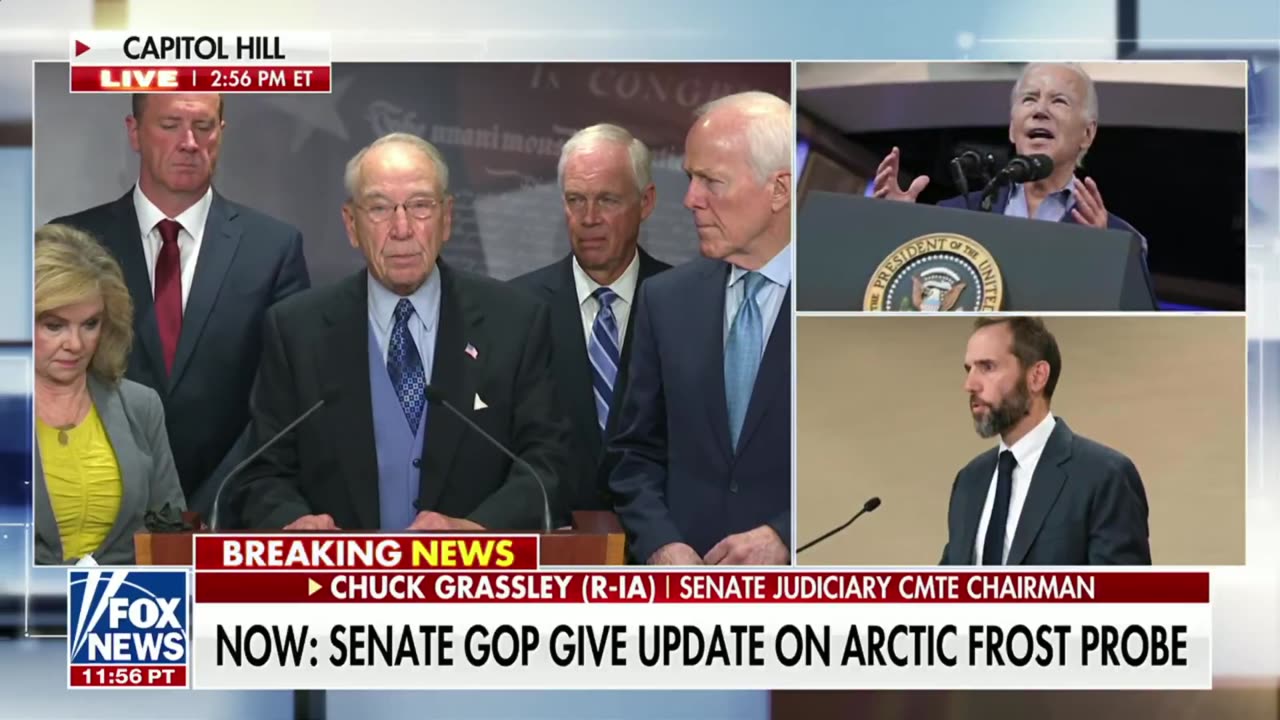 Whistleblower Shock: Grassley Reveals Jack Smith Targeted the Entire Republican Apparatus