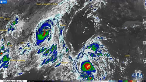 Miran Rubin - Ragasa (Nando) 2025 - Bualoi (Opong) 2025 - Neoguri 2025 | rammb cira | IR 4km deo1