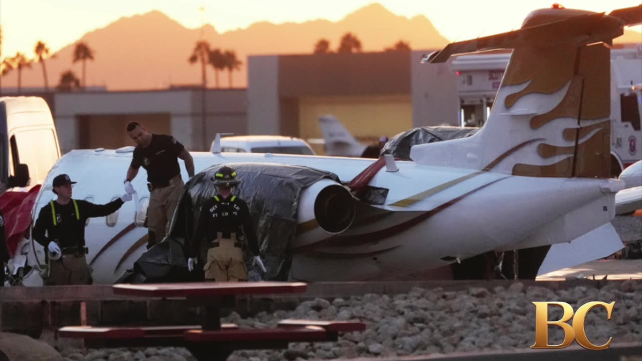 One dead, four injured after business jets collide at Arizona airport