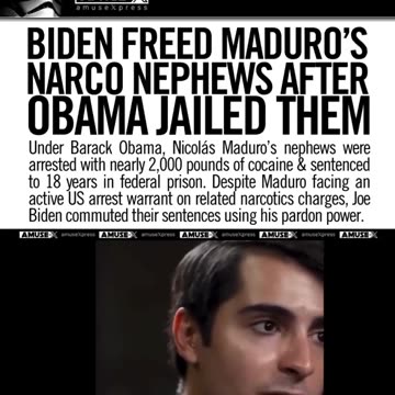 Biden used his pardon power to commute the sentences of Maduro's nephews after Obama jailed