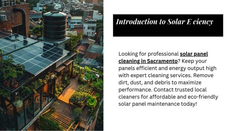 Professional Solar Panel Cleaning in Sacramento – Maximize Efficiency